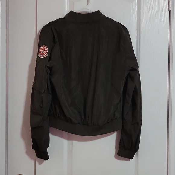 Patch work bomber jacket - Picture 7 of 8